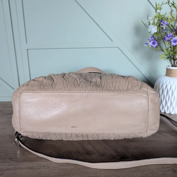 Coach Madison Gathered Leather Convertible Hobo - Picture 9 of 13